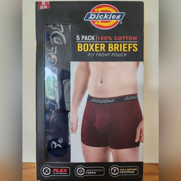 Size Small Boxer Briefs 3 Packages - GAP 5", GAP 3", DICKIES 5" (11 Pair) NEW - Picture 2 of 10